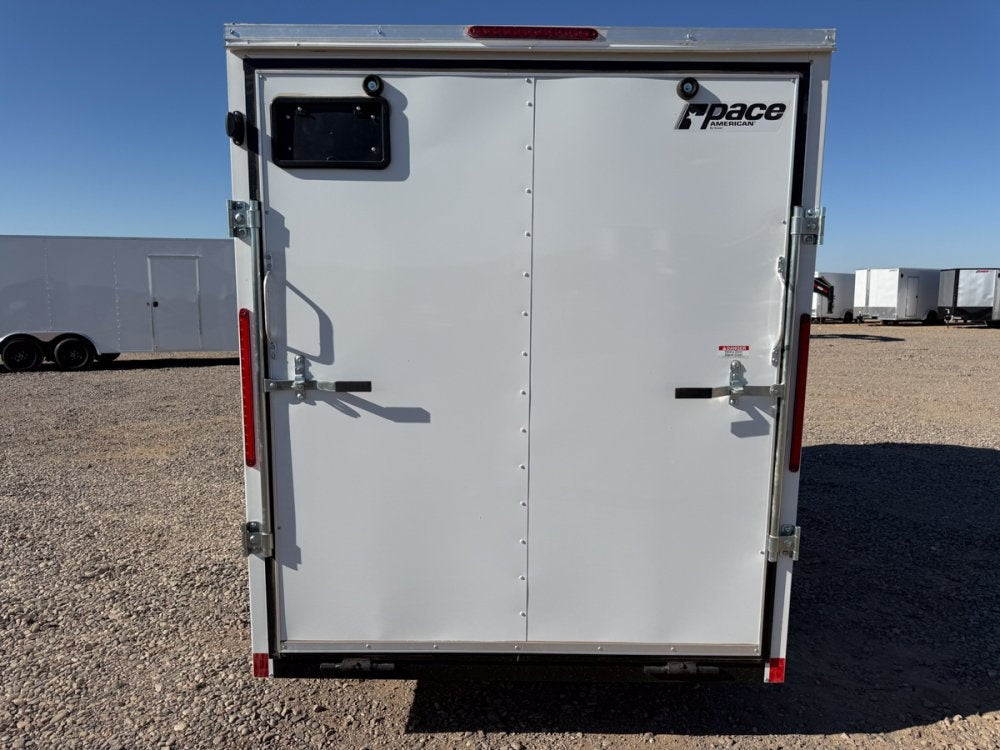 6 x 12 Outback DLX Flat Top V Nose (1) - 3500 lb Axle - Enclosed - Stryker Dealership Group