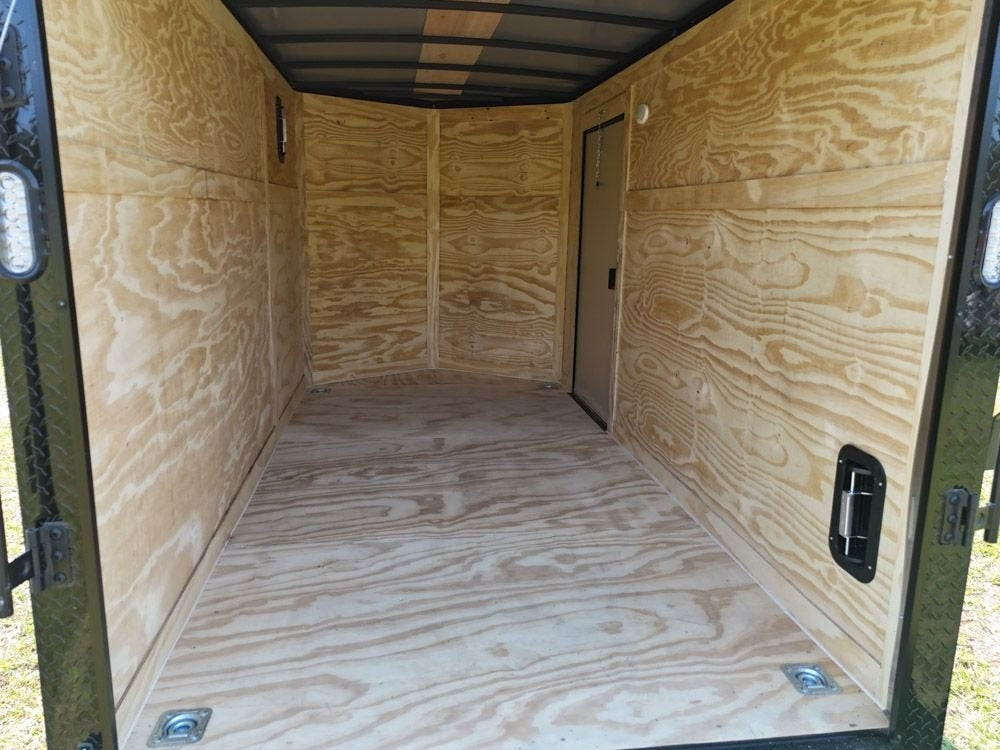 6 x 12 TA Enclosed Trailer - Black Out Package - .080 Polycore - Enclosed - Stryker Dealership Group