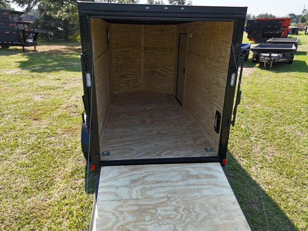 6 x 12 TA Enclosed Trailer - Black Out Package - .080 Polycore - Enclosed - Stryker Dealership Group
