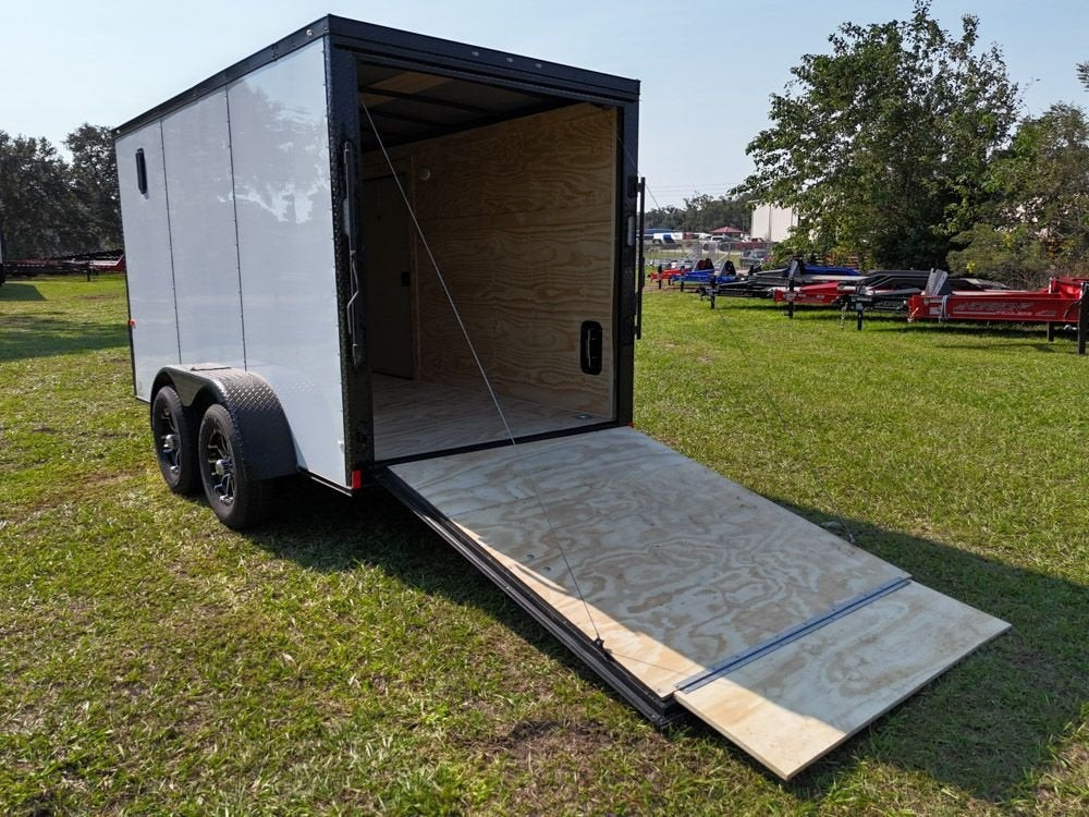 6 x 12 TA Enclosed Trailer - Black Out Package - .080 Polycore - Enclosed - Stryker Dealership Group