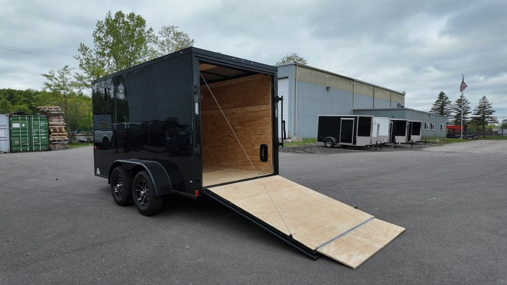 6 x 12 TA Enclosed Trailer - Black Out Package - .080 Polycore - Enclosed - Stryker Dealership Group