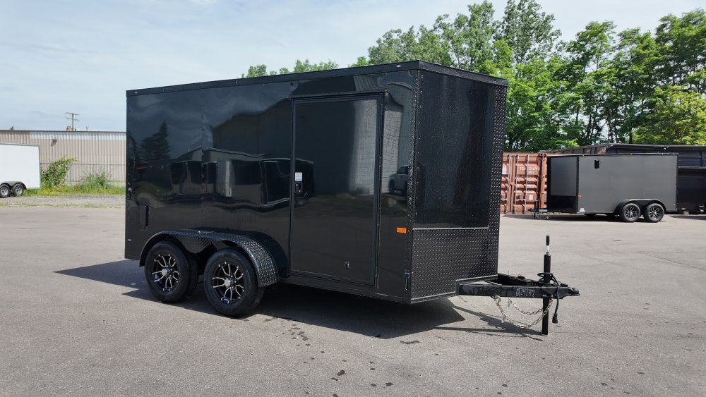 6 x 12 TA Enclosed Trailer - Black Out Package - .080 Polycore - Enclosed/Enclosed - Stryker Dealership Group