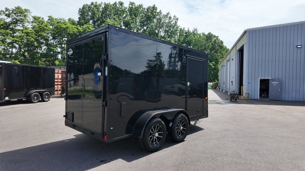 6 x 12 TA Enclosed Trailer - Black Out Package - .080 Polycore - Enclosed/Enclosed - Stryker Dealership Group