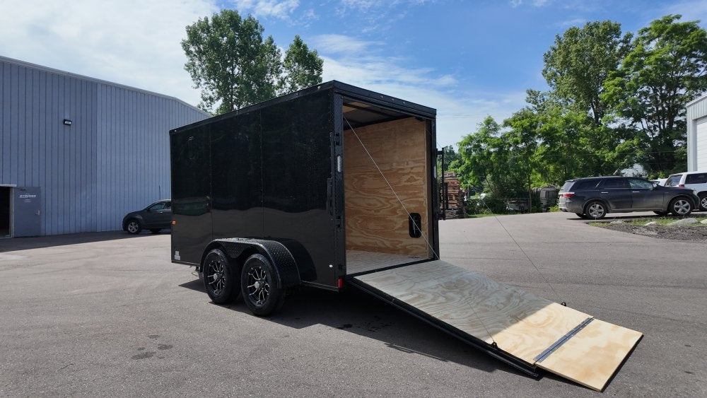 6 x 12 TA Enclosed Trailer - Black Out Package - .080 Polycore - Enclosed/Enclosed - Stryker Dealership Group