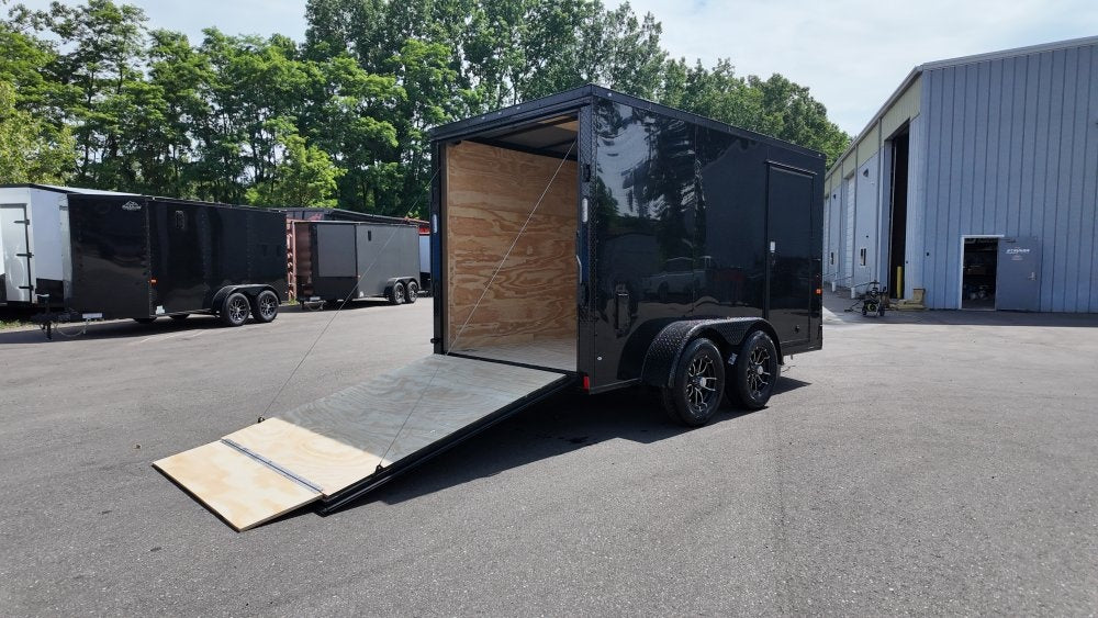 6 x 12 TA Enclosed Trailer - Black Out Package - .080 Polycore - Enclosed/Enclosed - Stryker Dealership Group