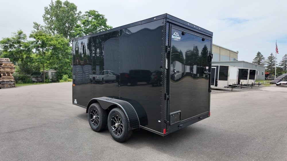 6 x 12 TA Enclosed Trailer - Black Out Package - .080 Polycore - Enclosed/Enclosed - Stryker Dealership Group