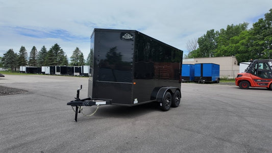 6 x 12 TA Enclosed Trailer - Black Out Package - .080 Polycore - Enclosed/Enclosed - Stryker Dealership Group
