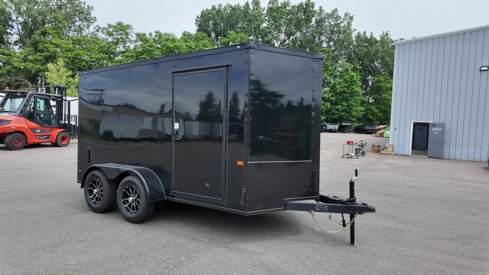 6 x 12 TA Enclosed Trailer - Black Out Package - .080 Polycore - Enclosed/Enclosed - Stryker Dealership Group