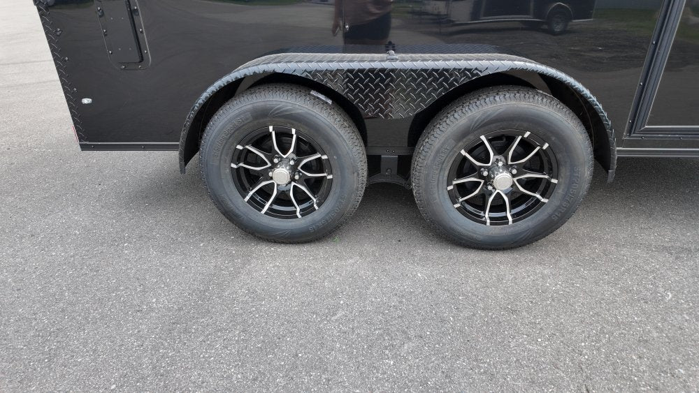 6 x 12 TA Enclosed Trailer - Black Out Package - .080 Polycore - Enclosed/Enclosed - Stryker Dealership Group