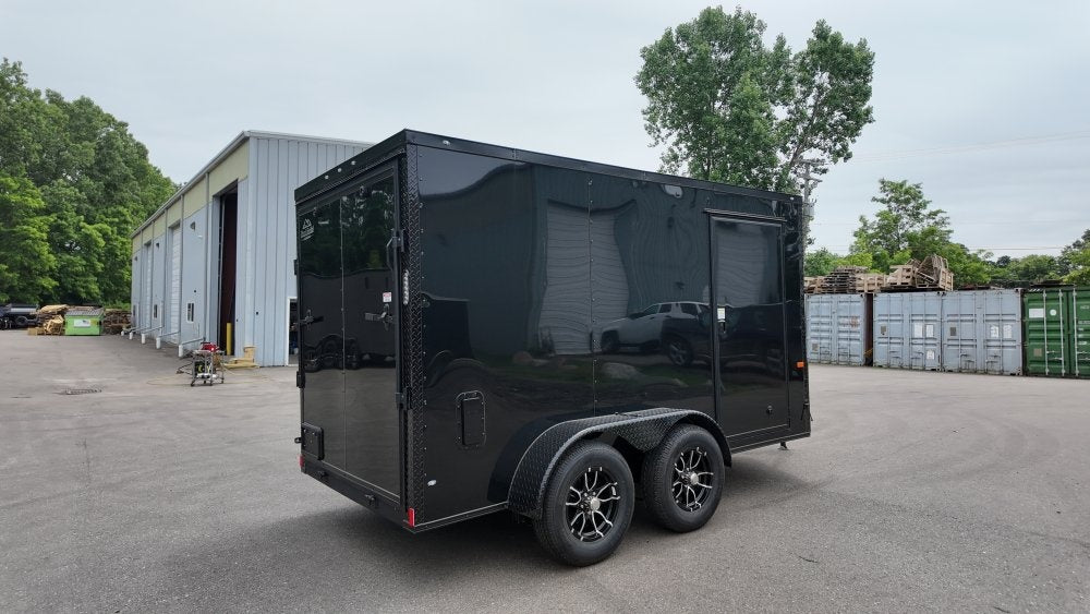6 x 12 TA Enclosed Trailer - Black Out Package - .080 Polycore - Enclosed/Enclosed - Stryker Dealership Group