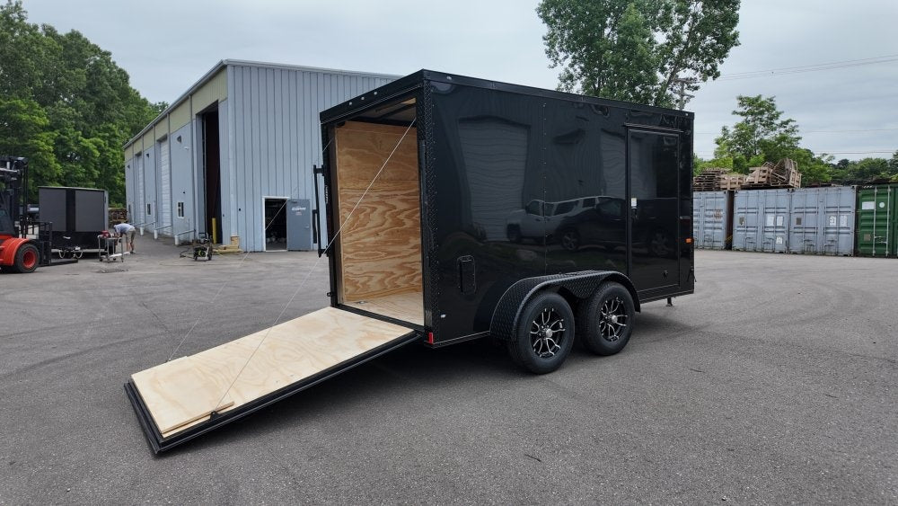 6 x 12 TA Enclosed Trailer - Black Out Package - .080 Polycore - Enclosed/Enclosed - Stryker Dealership Group