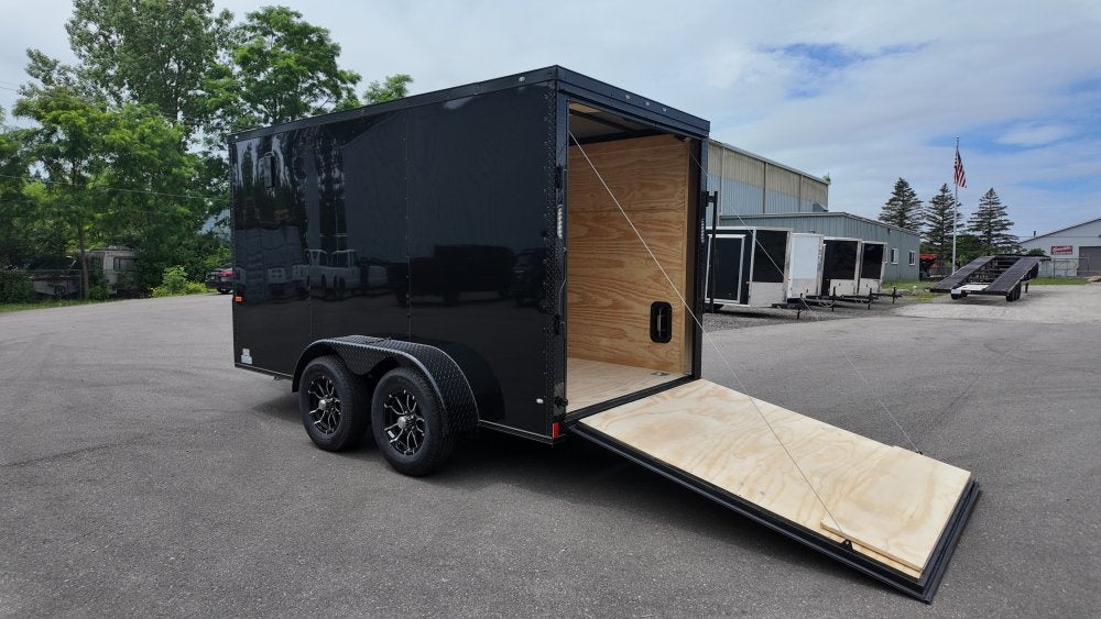 6 x 12 TA Enclosed Trailer - Black Out Package - .080 Polycore - Enclosed/Enclosed - Stryker Dealership Group