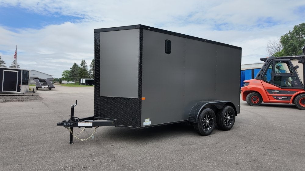 6 x 12 TA Enclosed Trailer - Black Out Package - .080 Polycore - Enclosed/Enclosed - Stryker Dealership Group