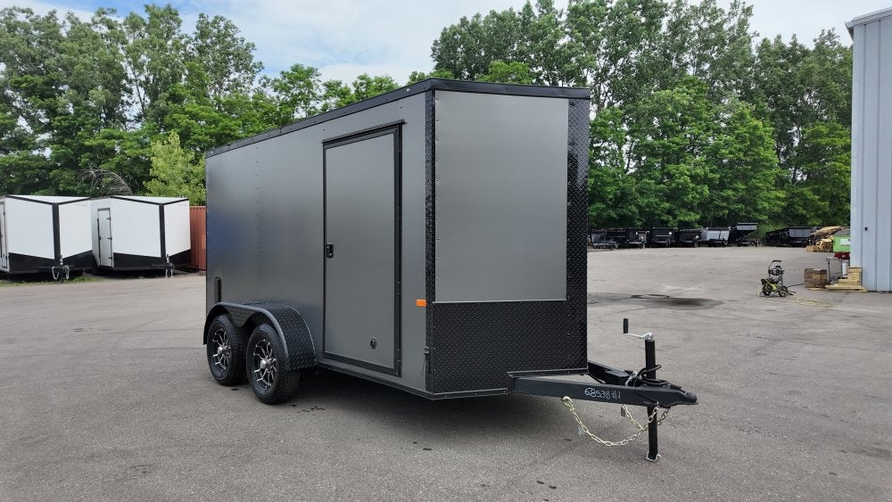 6 x 12 TA Enclosed Trailer - Black Out Package - .080 Polycore - Enclosed/Enclosed - Stryker Dealership Group