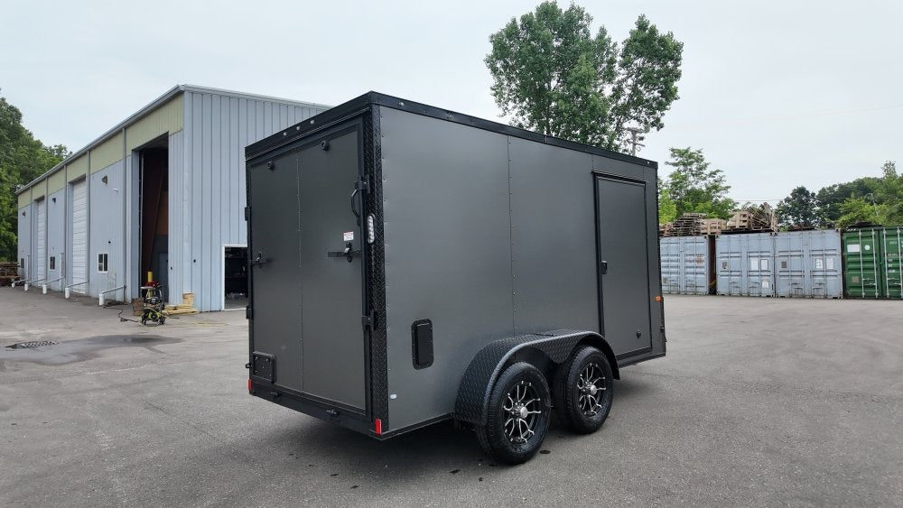 6 x 12 TA Enclosed Trailer - Black Out Package - .080 Polycore - Enclosed/Enclosed - Stryker Dealership Group