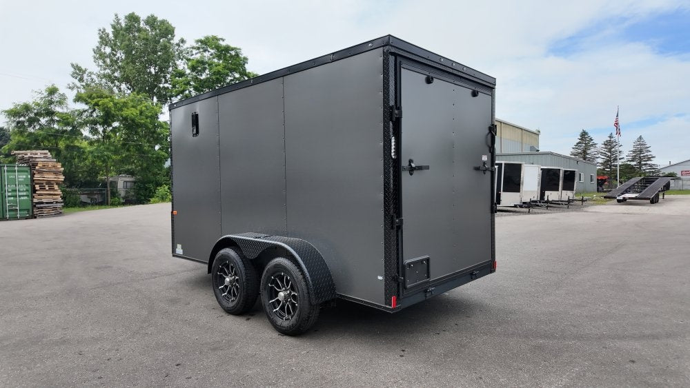 6 x 12 TA Enclosed Trailer - Black Out Package - .080 Polycore - Enclosed/Enclosed - Stryker Dealership Group