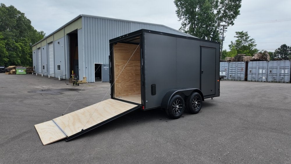 6 x 12 TA Enclosed Trailer - Black Out Package - .080 Polycore - Enclosed/Enclosed - Stryker Dealership Group