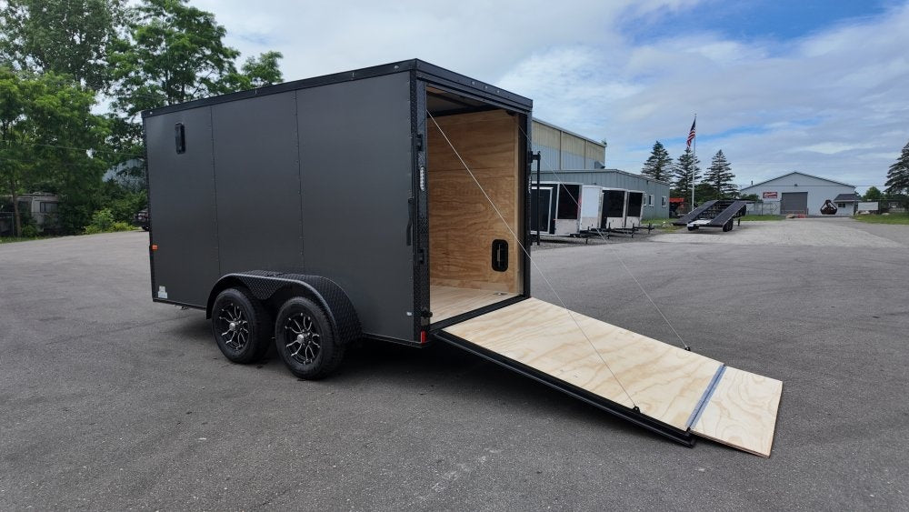 6 x 12 TA Enclosed Trailer - Black Out Package - .080 Polycore - Enclosed/Enclosed - Stryker Dealership Group