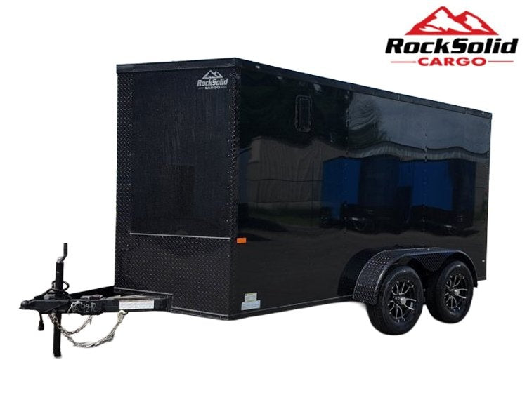 6 x 12 TA Enclosed Trailer - Black Out Package - .080 Polycore - Enclosed/Enclosed - Stryker Dealership Group