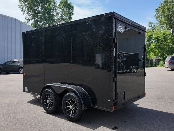 6 x 12 TA Enclosed Trailer - Black Out Package - .080 Polycore - Enclosed/Enclosed - Stryker Dealership Group