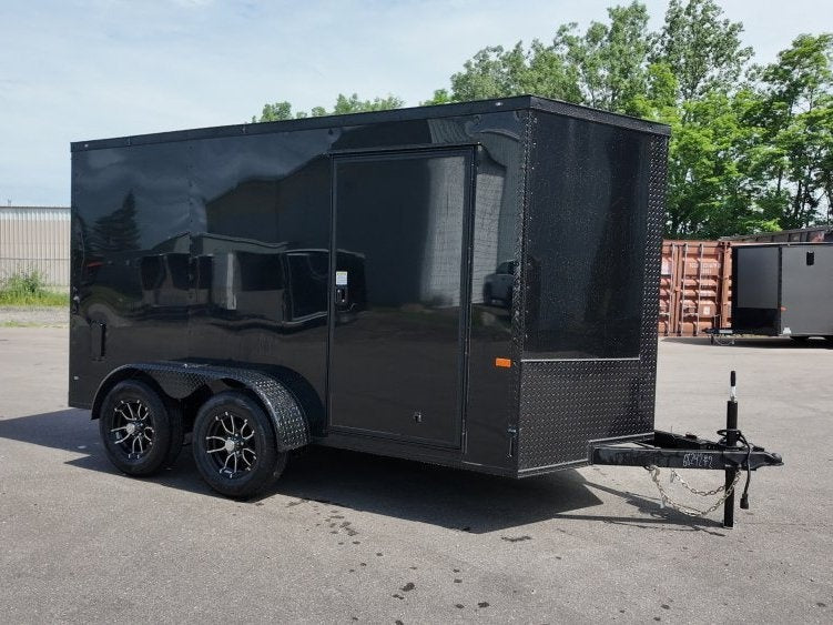 6 x 12 TA Enclosed Trailer - Black Out Package - .080 Polycore - Enclosed/Enclosed - Stryker Dealership Group