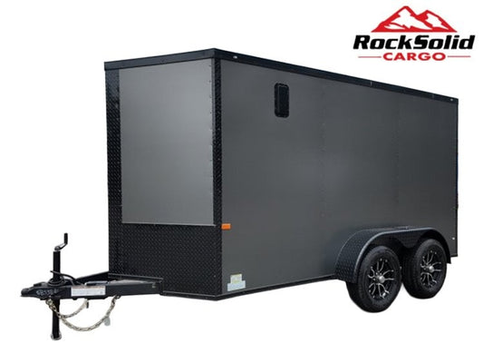 6 x 12 TA Enclosed Trailer - Black Out Package - .080 Polycore - Enclosed/Enclosed - Stryker Dealership Group