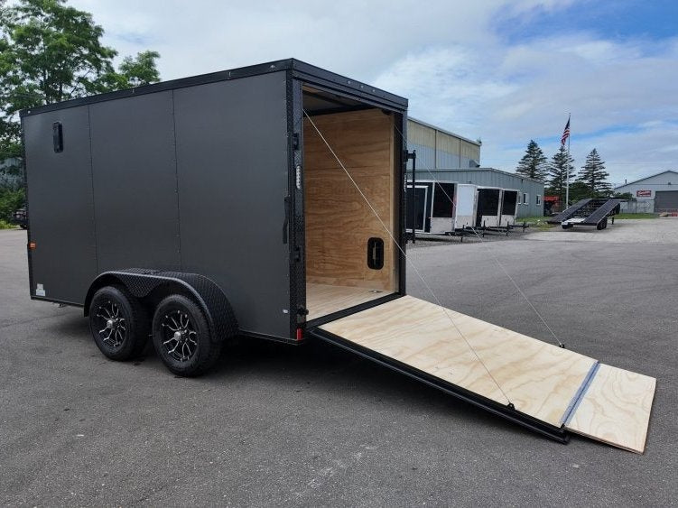 6 x 12 TA Enclosed Trailer - Black Out Package - .080 Polycore - Enclosed/Enclosed - Stryker Dealership Group