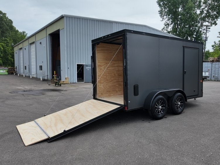 6 x 12 TA Enclosed Trailer - Black Out Package - .080 Polycore - Enclosed/Enclosed - Stryker Dealership Group
