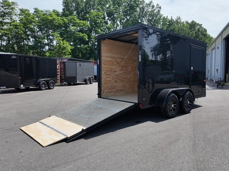 6 x 12 TA Enclosed Trailer - Black Out Package - .080 Polycore - Enclosed/Enclosed - Stryker Dealership Group