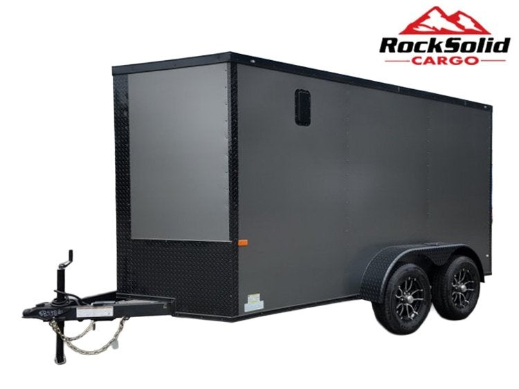 6 x 12 TA Enclosed Trailer - Black Out Package - .080 Polycore - Enclosed/Enclosed - Stryker Dealership Group