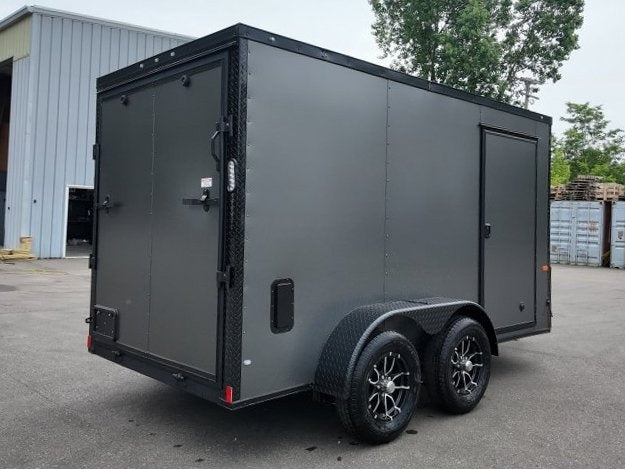 6 x 12 TA Enclosed Trailer - Black Out Package - .080 Polycore - Enclosed/Enclosed - Stryker Dealership Group