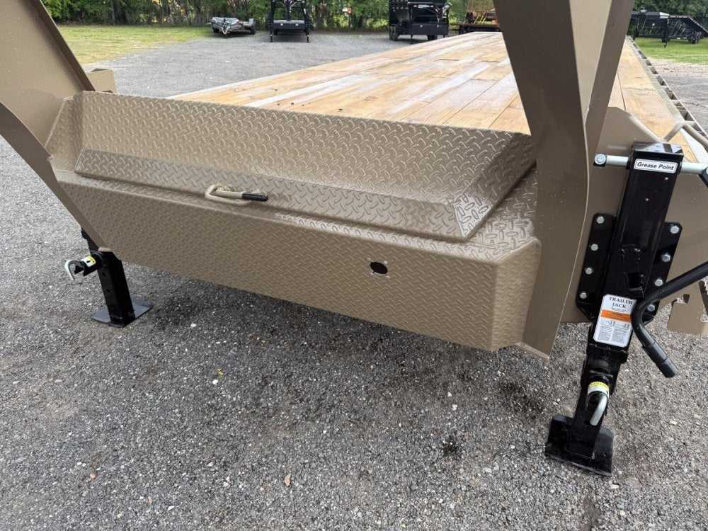28' Horizon FFT Gooseneck Full Deckover TIlt Trailer - (2) 10K Axles 16930