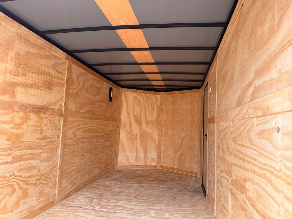 7 x 16 TA Enclosed Trailer - Black Out Package - .080 Polycore - 7' Interior 63842 - Stryker Dealership Group