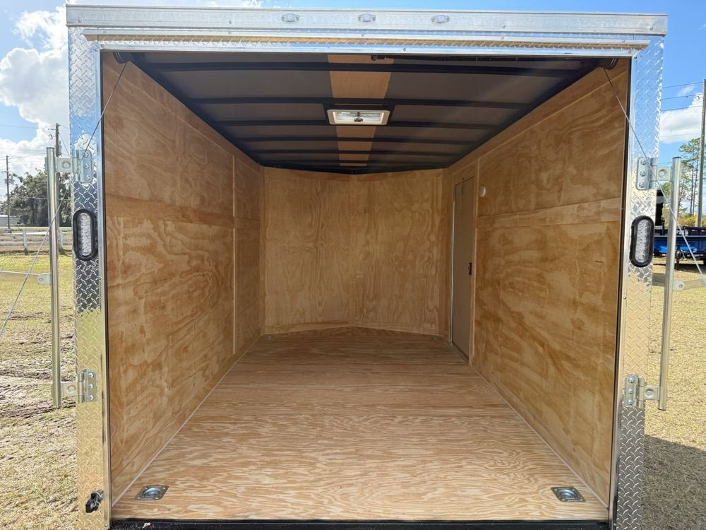 7 x 12 TA Enclosed Trailer - Black Out Package - .080 Polycore - Semi Screwless - Enclosed - Stryker Dealership Group