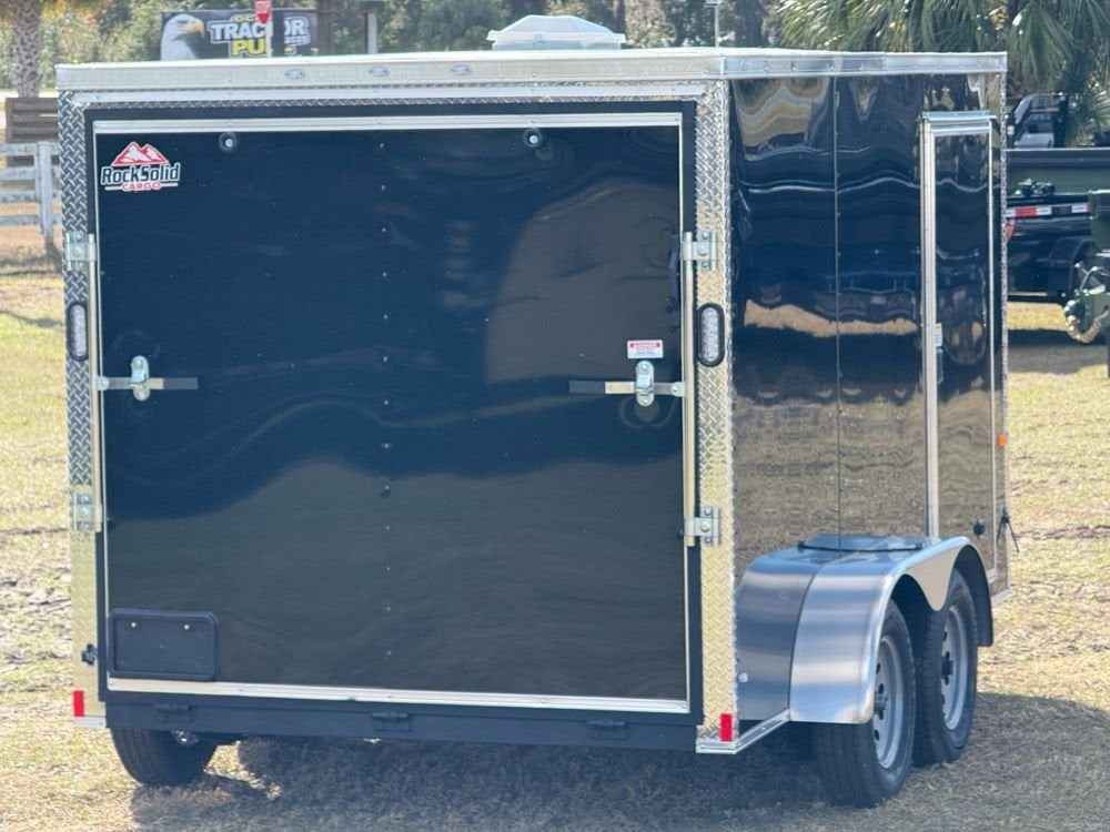 7 x 12 TA Enclosed Trailer - Black Out Package - .080 Polycore - Semi Screwless - Enclosed - Stryker Dealership Group