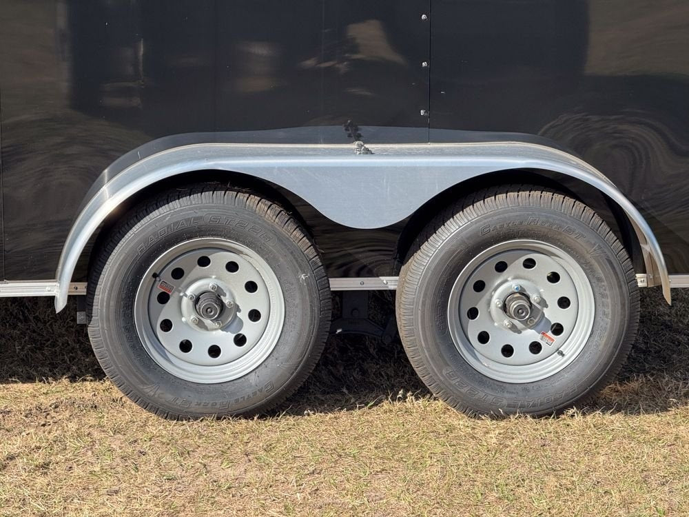 7 x 12 TA Enclosed Trailer - Black Out Package - .080 Polycore - Semi Screwless - Enclosed - Stryker Dealership Group