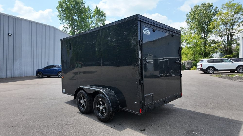 7 x 12 TA Enclosed Trailer - Black Out Package - .080 Polycore - Semi Screwless - Enclosed - Stryker Dealership Group
