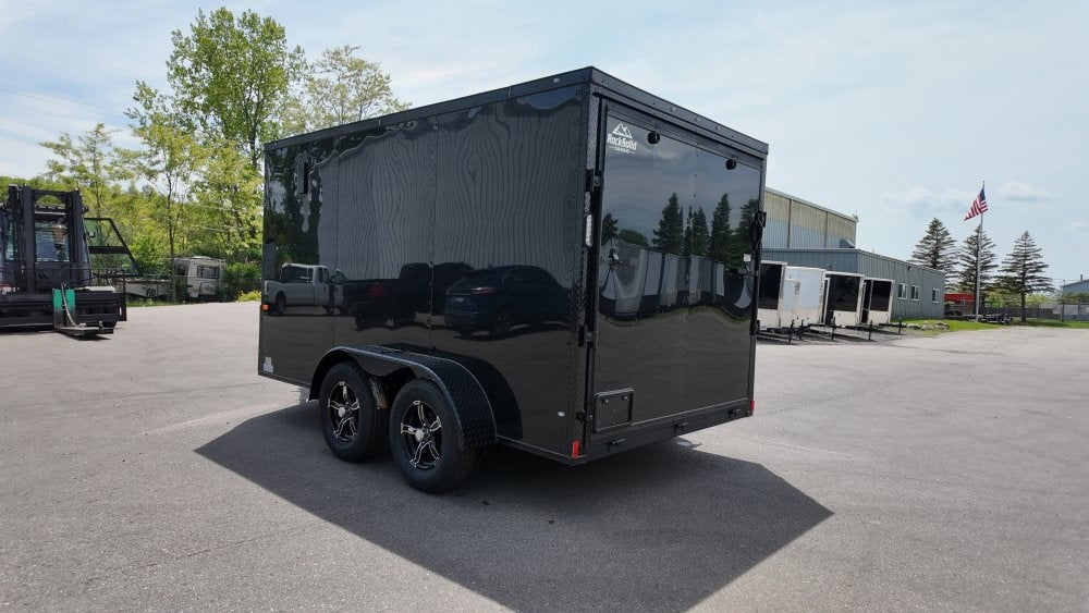 7 x 12 TA Enclosed Trailer - Black Out Package - .080 Polycore - Semi Screwless - Enclosed - Stryker Dealership Group