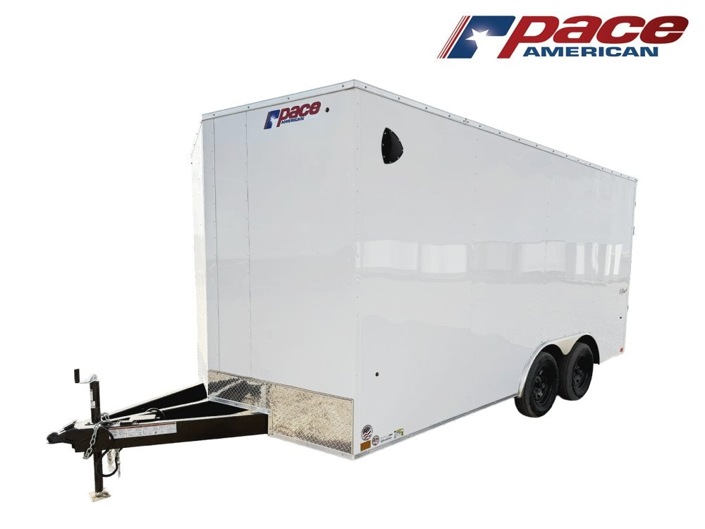 7 x 14 Outback DLX Flat Top V Nose (2) - 3500 lbs Axles - Enclosed - Stryker Dealership Group