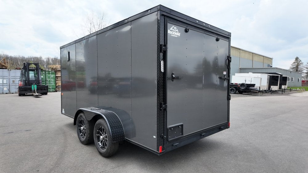 7 x 14 TA Enclosed Trailer - Black Out Package - .080 Polycore - Enclosed - Stryker Dealership Group