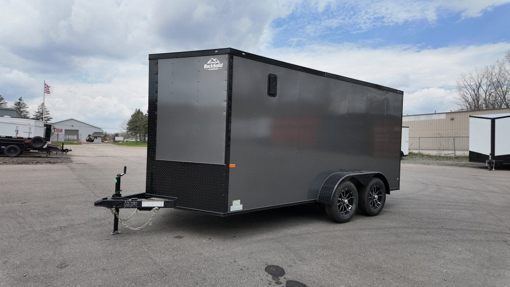 7 x 14 TA Enclosed Trailer - Black Out Package - .080 Polycore - Enclosed - Stryker Dealership Group