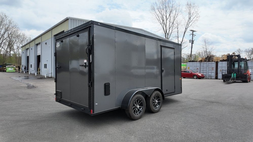 7 x 14 TA Enclosed Trailer - Black Out Package - .080 Polycore - Enclosed - Stryker Dealership Group