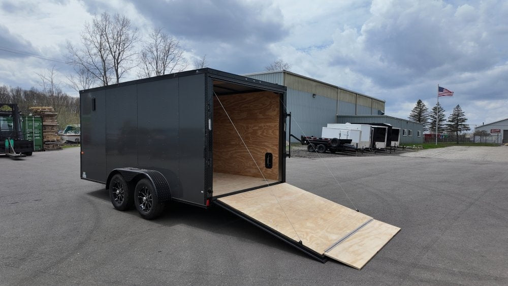 7 x 14 TA Enclosed Trailer - Black Out Package - .080 Polycore - Enclosed - Stryker Dealership Group