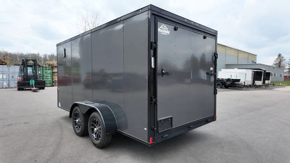 7 x 14 TA Enclosed Trailer - Black Out Package - .080 Polycore - Enclosed - Stryker Dealership Group