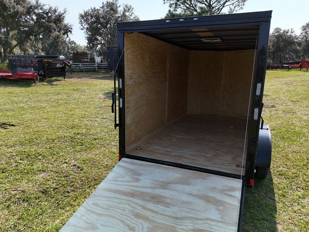 7 x 14 TA Enclosed Trailer - Black Out Package - .080 Polycore - 7' Interior - Enclosed - Stryker Dealership Group