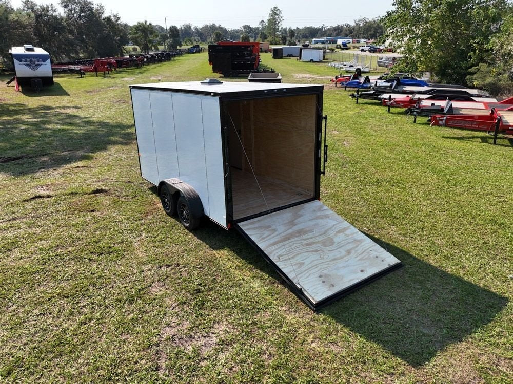 7 x 14 TA Enclosed Trailer - Black Out Package - .080 Polycore - 7' Interior - Enclosed - Stryker Dealership Group