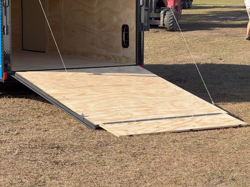 7 x 14 TA Enclosed Trailer - Black Out Package - .080 Polycore - 7' Interior - Enclosed - Stryker Dealership Group