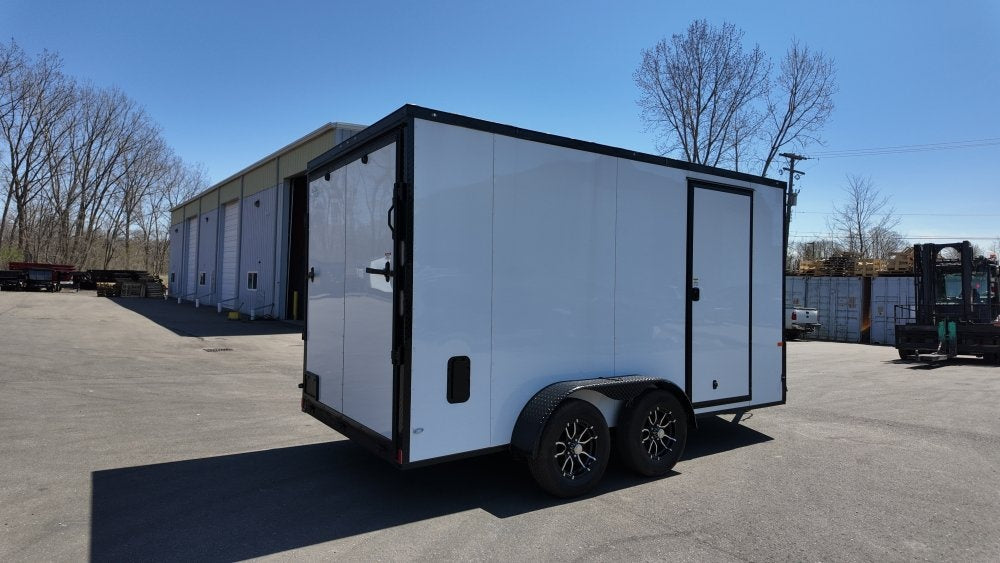 7 x 14 TA Enclosed Trailer - Black Out Package - .080 Polycore - 7' Interior - Enclosed - Stryker Dealership Group