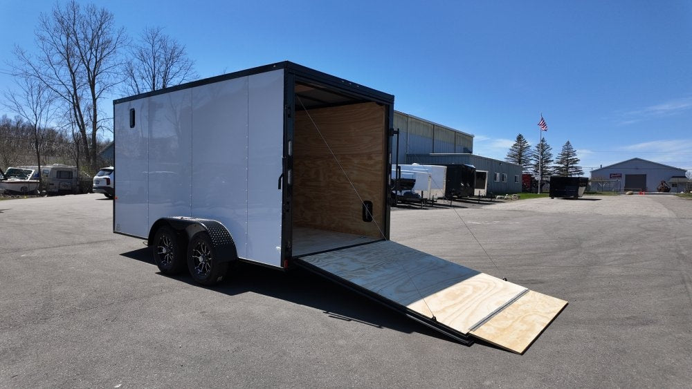 7 x 14 TA Enclosed Trailer - Black Out Package - .080 Polycore - 7' Interior - Enclosed - Stryker Dealership Group