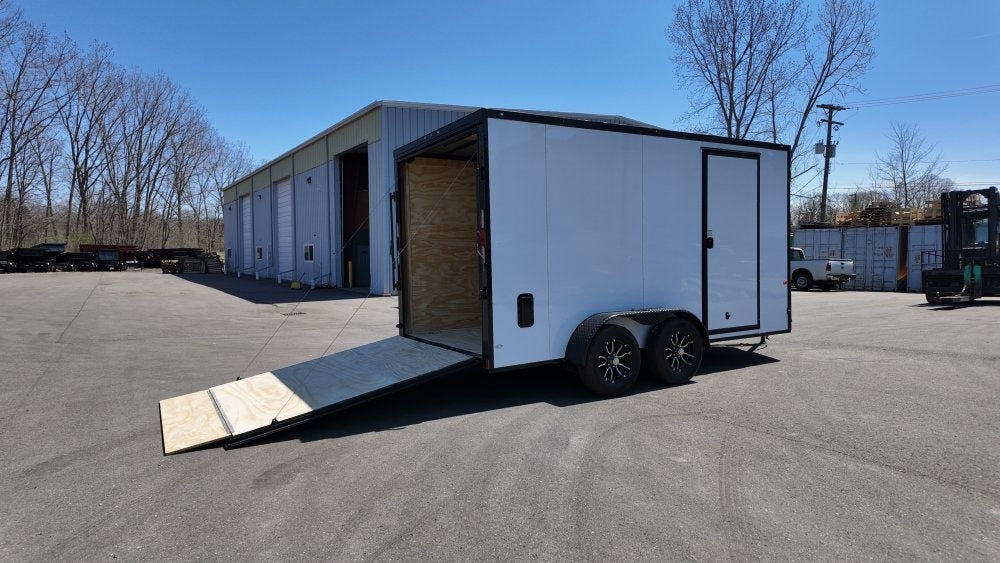 7 x 14 TA Enclosed Trailer - Black Out Package - .080 Polycore - 7' Interior - Enclosed - Stryker Dealership Group